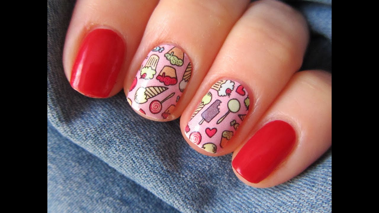 Jak Nalozyc Naklejki Nailmaker Na Paznokcie How To Apply Stickers Basevehei Youtube