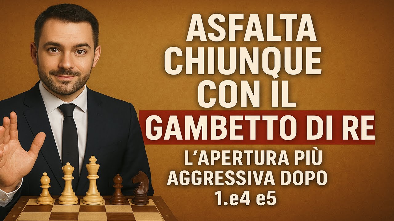 Asfalta Chiunque con il Gambetto di Re | L'Apertura più Aggressiva dopo 1.e4 e5