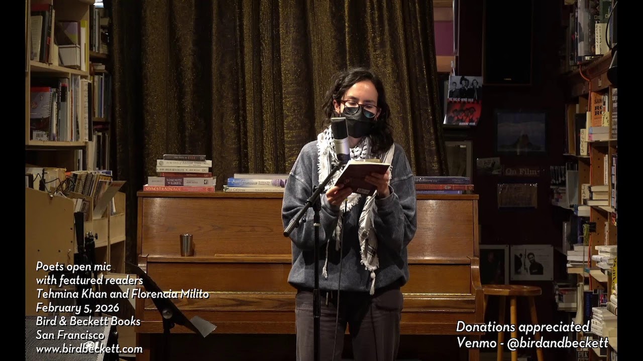 A poetry reading by Tehmina Khan and Florencia Milito