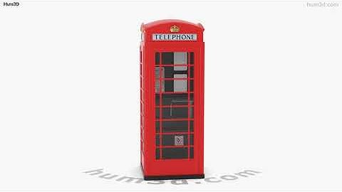 London Phone Booth 3D model by 3DModels.org