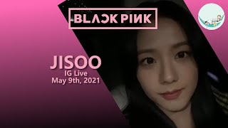 [ENG/INDO SUB] 210509 BLACKPINK JISOO IG LIVE
