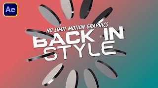 Create Ring Visual Effect | Full Tutorial After Effects | 3D Motion Graphics
