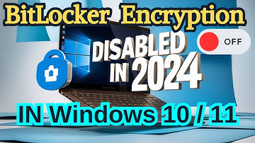 Turn off Bitlocker on Windows 10/11 - 2024 Easy Tutorial