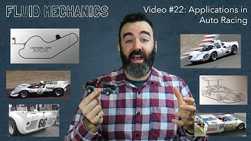 Video #22 - Fluid Mechanics - Applications in Auto Racing