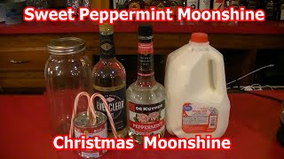 Sweet Peppermint Moonshine Best Easy Homemade Peppermint Moonshine Christmas Cocktail Drink Recipe by MrFredenza 2,227 views 4 months ago 4 minutes, 42 seconds