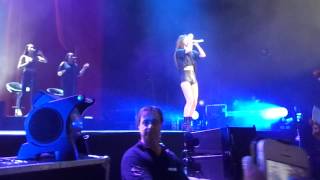 Selena Gomez live in Lisbon, Portugal - Naturally (first row)