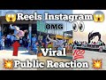 Instagram viral reels  public reaction  flip reels reaction  omg amazing