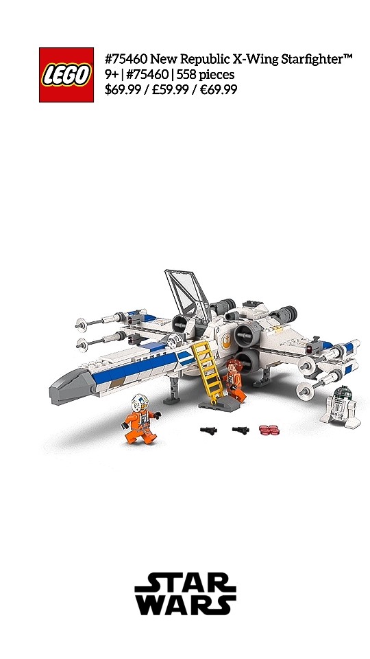 75460 New Republic X-Wing Starfighter - YouTube