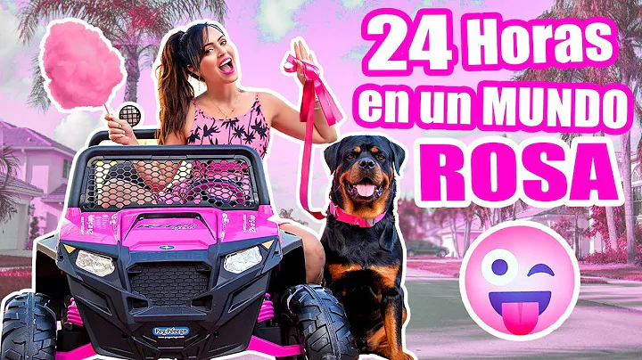 VIVIENDO EN UN MUNDO ROSA por 24 Horas! Reto Diver...