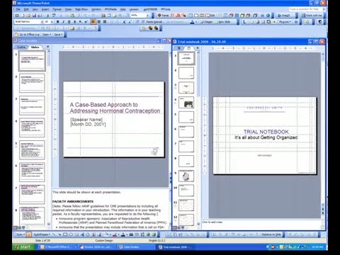 how to display two powerpoint presentations side by side