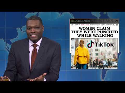 Weekend Update Colin Jost And Michael Che Swap Jokes For Season 49 Finale SNL