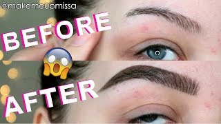 OMG! PERFECT IN DEPTH BROW TUTORIAL - DIY MICROBLADING | MAKEMEUPMISSA