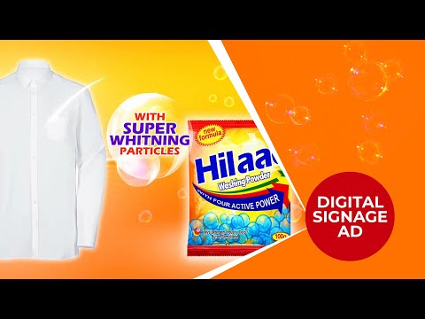Detergent Company Digital Signage Ad