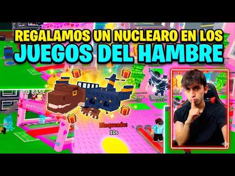 REGALAMOS UN "NUCLEARO" EN LOS "JUEGOS DEL HAMBRE" EN STEAL A BRAINROT 😱💥