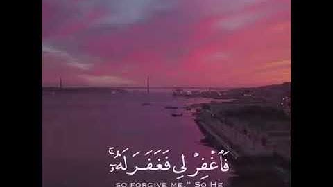 ( قَالَ رَبِّ إِنِّي ظَلَمْتُ نَفْسِي فَاغْفِرْ لِي فَغَفَرَ لَهُ ) ياسر الدوسري سورة القصص - 16