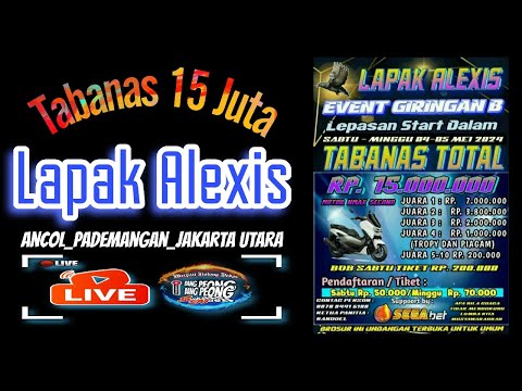 Live Tab 15 Jt apak Alexis Jakarta Utara Lomba Merpati kolong Bebas Minggu 5 Mei 2024