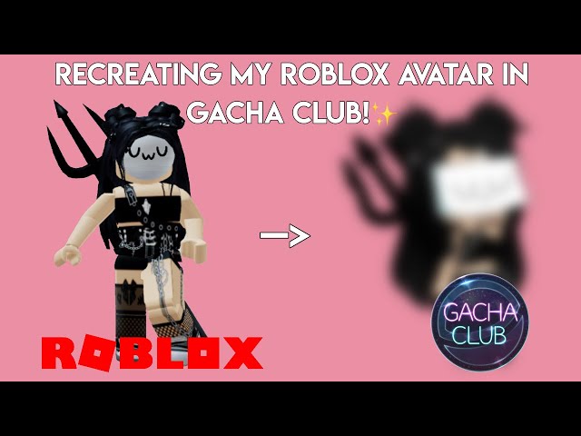 i make my roblox avatar in gacha club ♡ : r/GachaClub