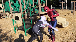 Spider-Verse Spiderman And Spider Gwen