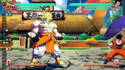 Broly Midscreen BnB Combo into Slow Level 3 with Goku Assist