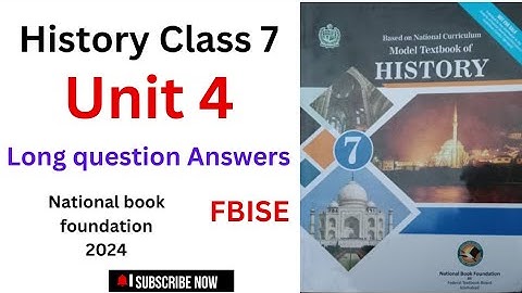 Class 7 history unit 4 Muslims in South Asia Delhi sultanate long question answers@Nguideofficial