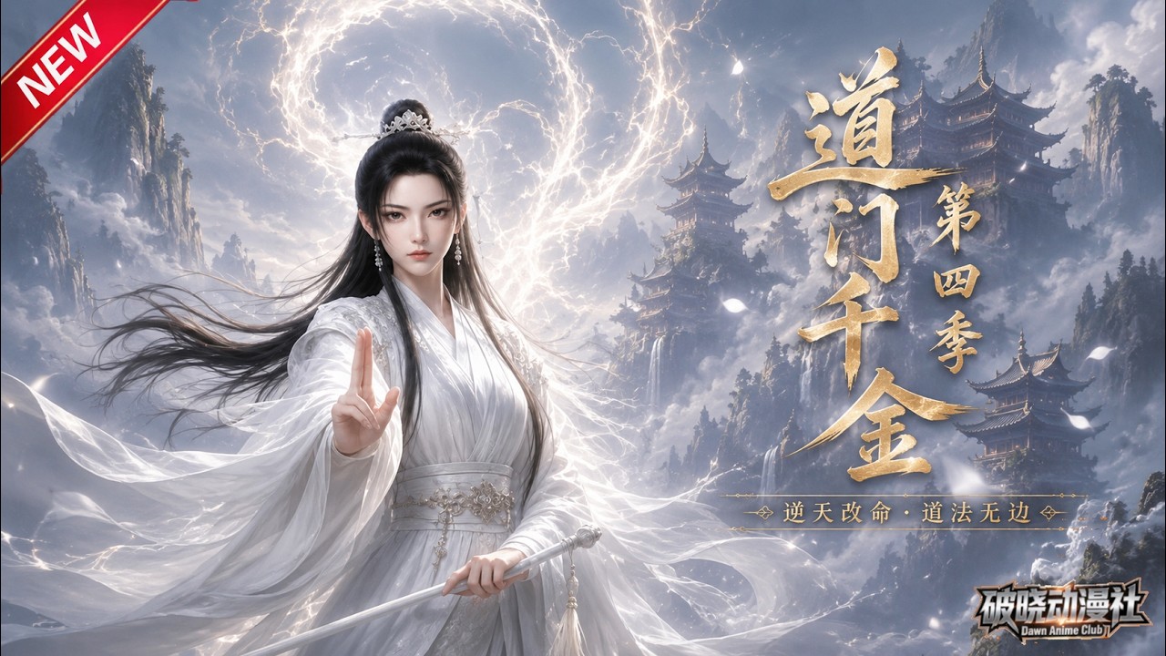 MULTISUB📢新番上线《道门千金》第4季丨道门仙尊少女下山,手撕庶母假千金,引雷惩恶,为兄长夺回福报!#最新漫剧 #破晓动漫社