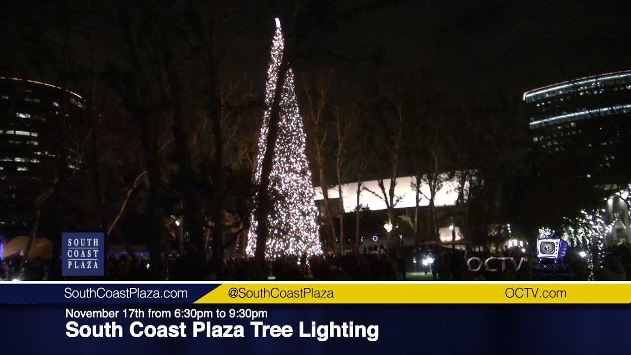 south coast plaza christmas tree