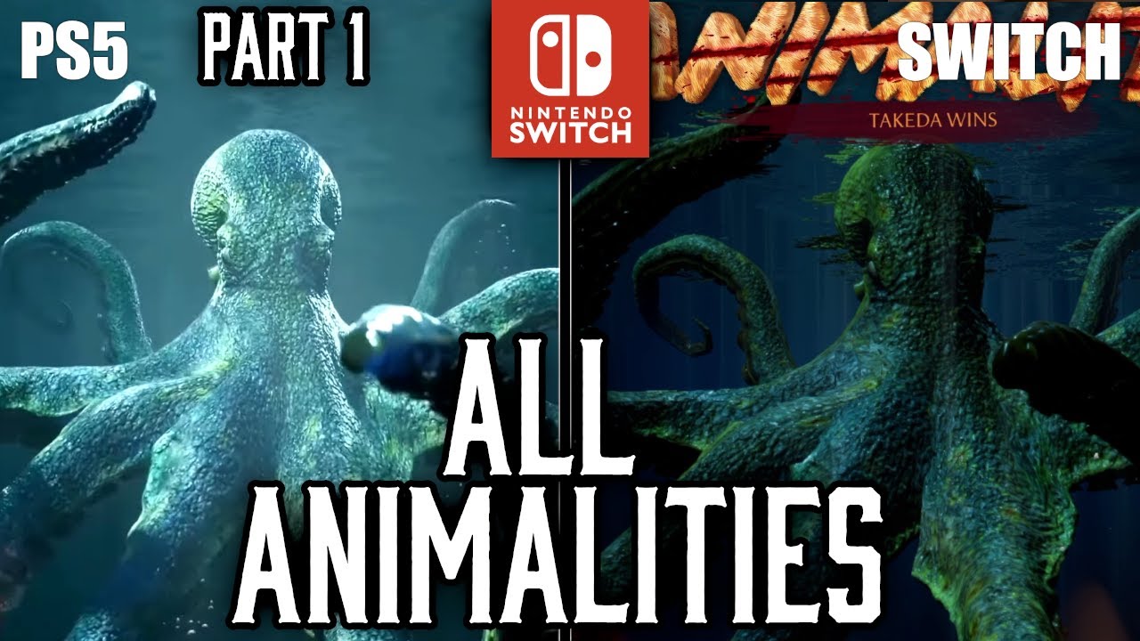 Mortal Kombat 1 All Animalities on Nintendo Switch vs PS5 - Part 1 ...