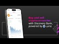 How to trade crypto assets in the Discovery Bank app