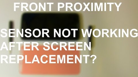 How to repair LG G2 front proximity sensor after replaced LCD Screen - CrocFIX