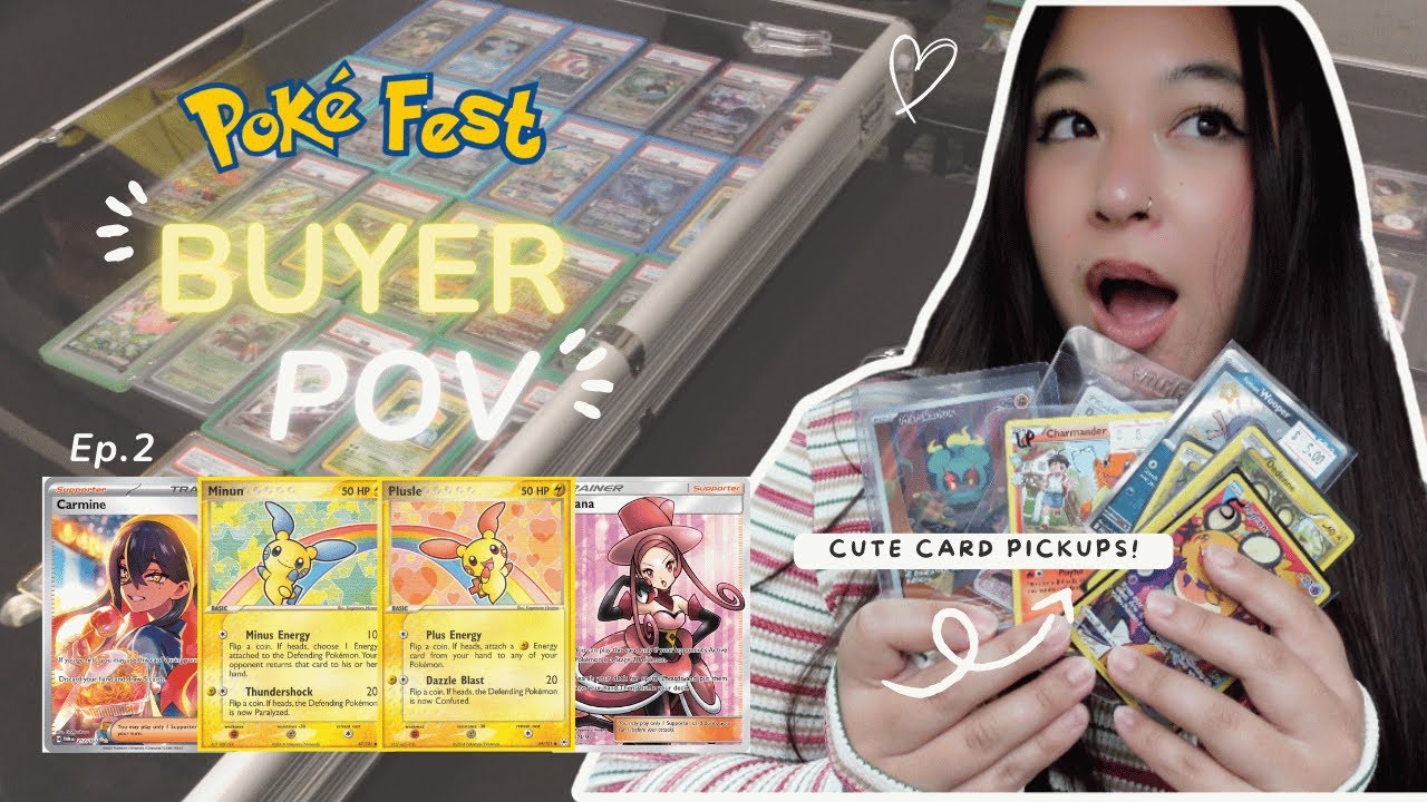 Buyer POV 🛍️✨ - picking up the cutest Pokemon cards! ETB Opening INSANE HITS! | Pokéfest Montgomery