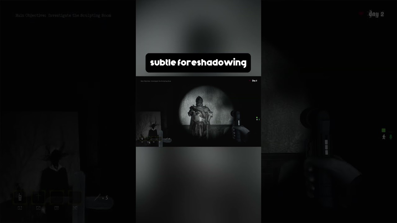 subtle foreshadowing #shorts #funny #funnymoments #gaming #memes #horror #indiegame