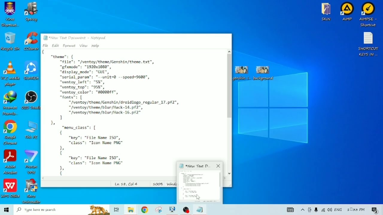 Ventoy theme - Change Icons Menu
