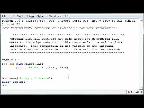 Python Programming Tutorial   28   Default Parameters