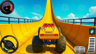 Ultimate Ramp Monster truck racing simulator|android gameplay video  screenshot 5
