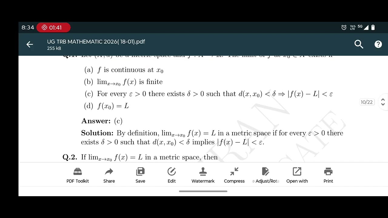 Ug trb mathematics test series and MCQS CON +9384686847