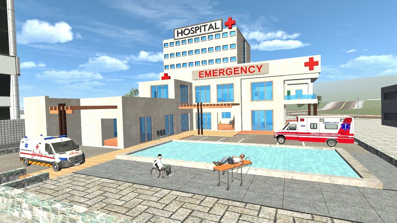 Franklin Change House to Hospital in Indian Bike Driving 3D