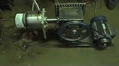 LARGE STIRLING ENGINE IN WOOD STOVE.NEXT STEP:CHP - YouTube