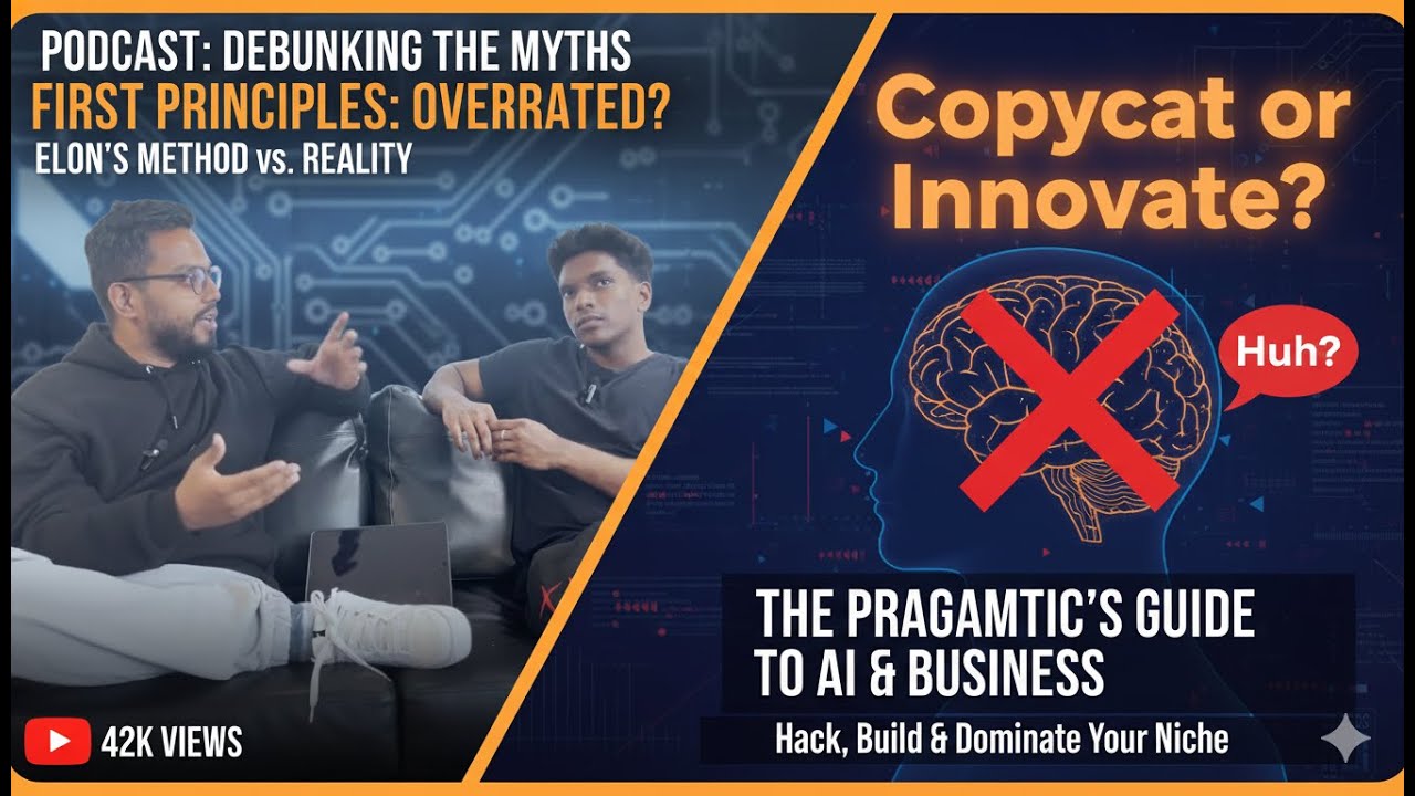 Elon is WRONG grok says 1st principle thinkng is OVERARTED