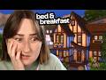 I built a BED amp BREAKFAST in The Sims 4
