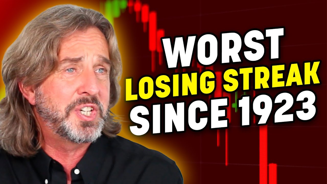 📈 Worst losing streak for Dow since 1923 - YouTube