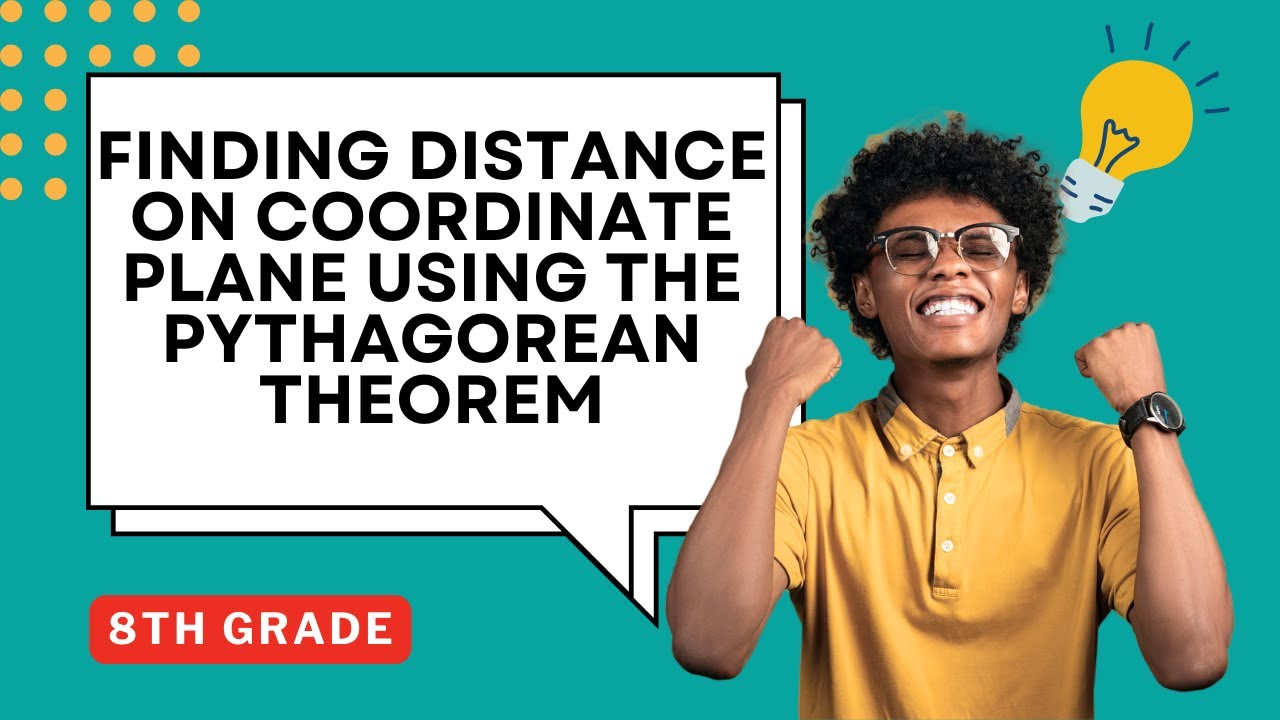 Finding Distance on the Coordinate Plane Using Pythagorean Theorem  Guided Notes for 8th Grade Math