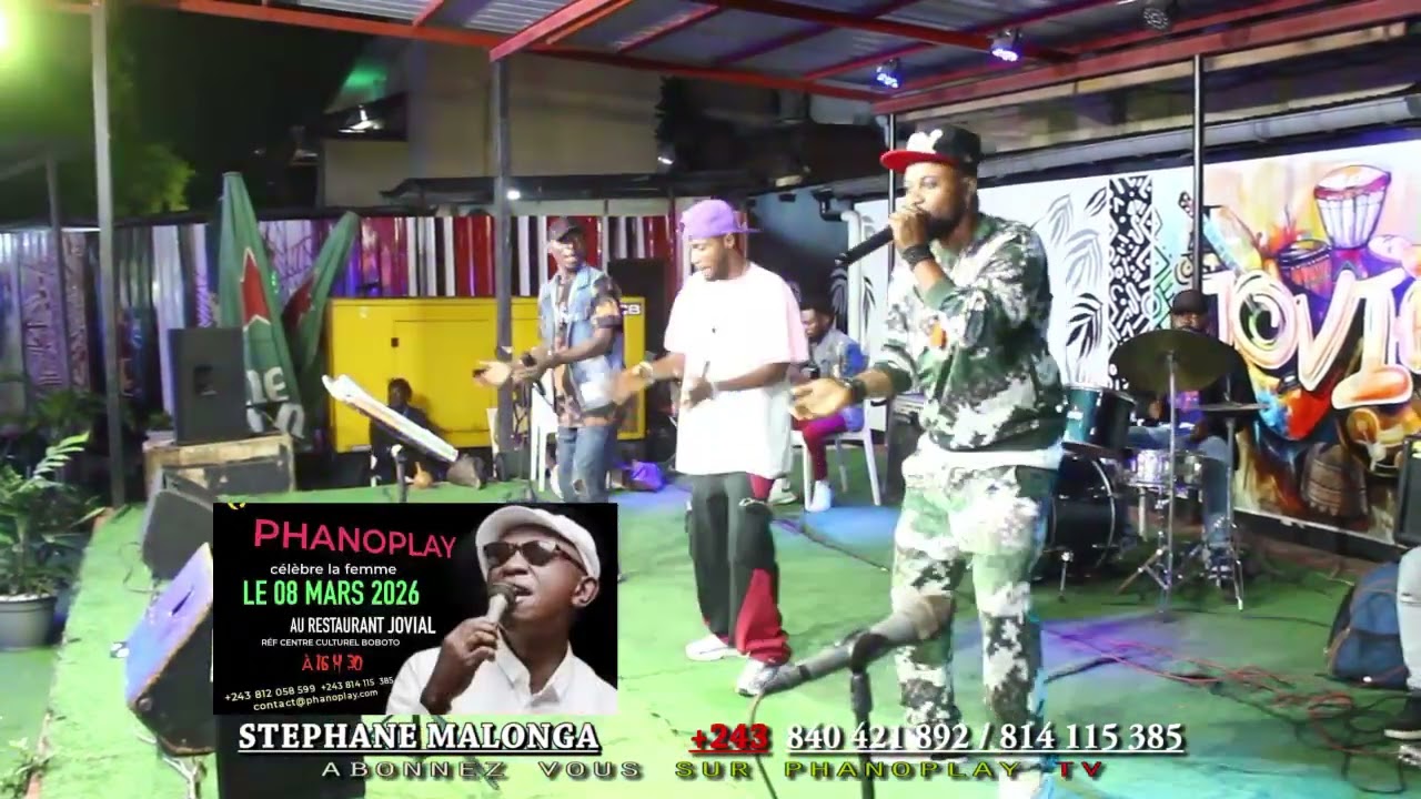 SHOW LIVE CHAQUE VENDREDI 17H AU RESTAURANT JOVIAL RF/ CENTRE CULTUREL BOBOTO AVEC LE GP PHANOPLAY 💪