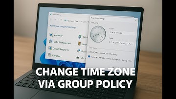 How to Change Time Zone on All Domain Computers Using Group Policy Windows Server 2025