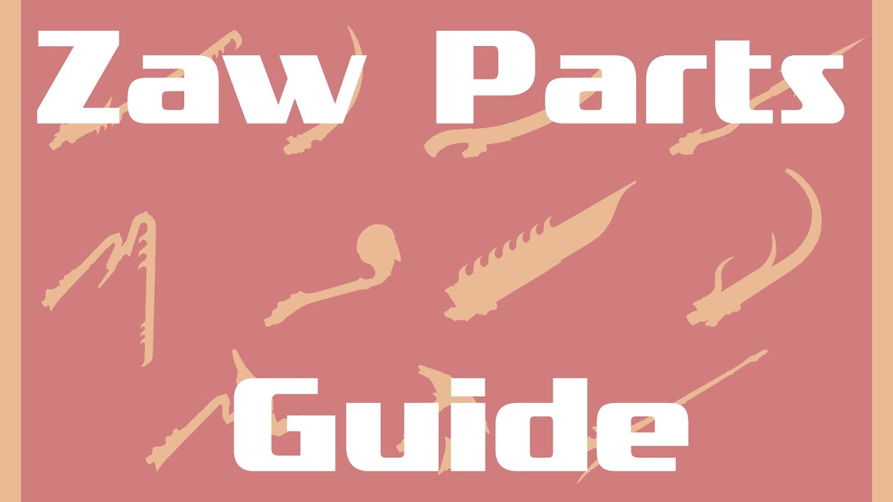 Warframe Guide: Zaw Parts, their stats, and Construction