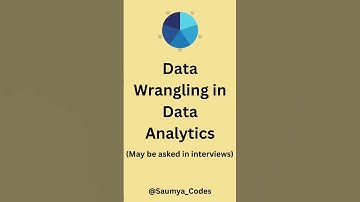 Data Wrangling in Data Analytics