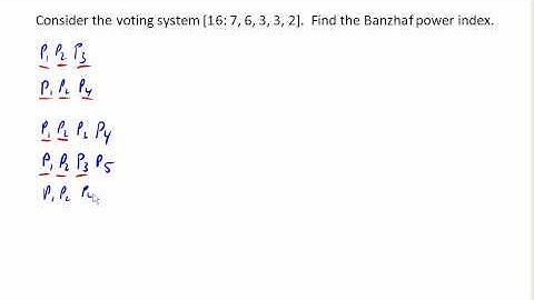 Banzhaf power index 2