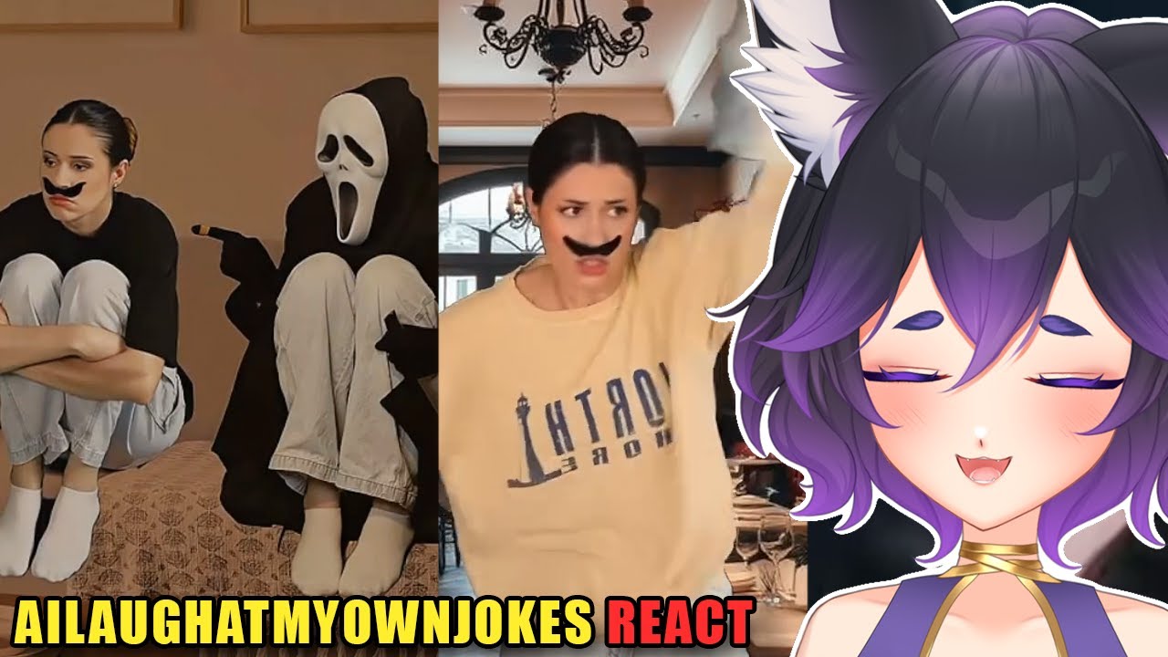 She is HILARIOUS - FIRST TIME REACTING TO Ailaughatmyownjokes