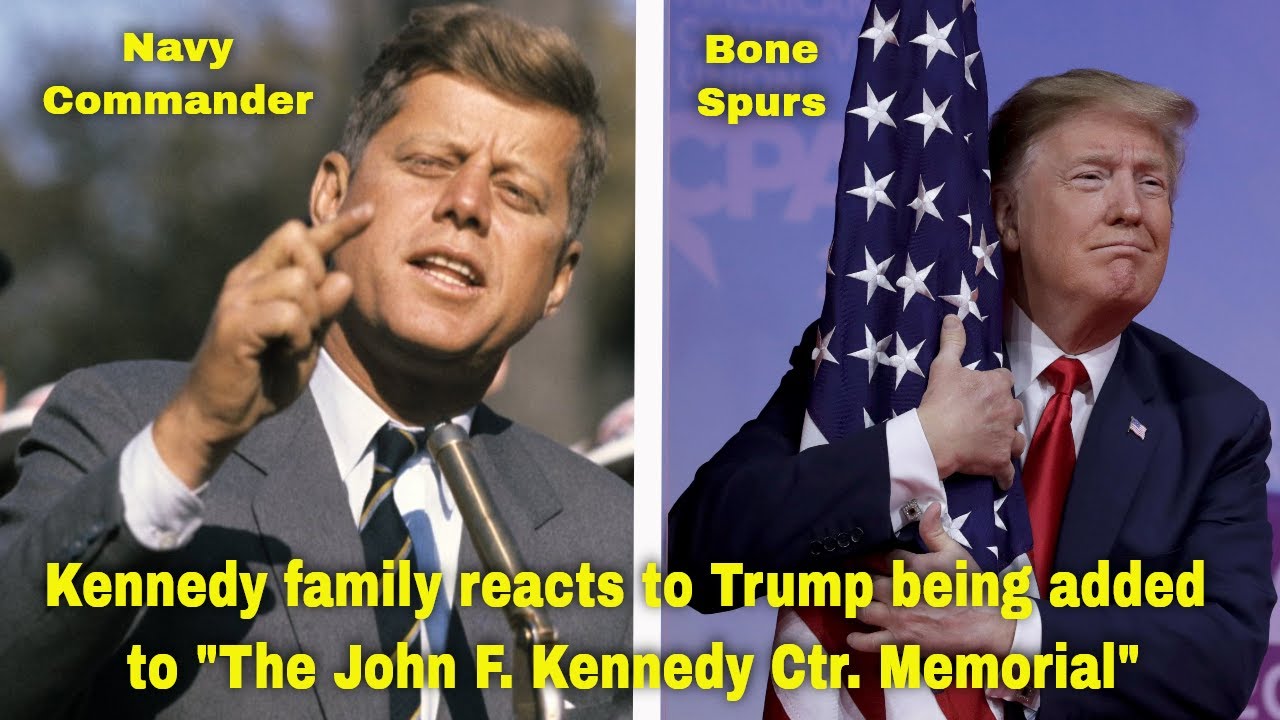 Trump's Ego - Slaps His Name on the John F. Kennedy Memorial Center. 🇺🇸