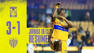 📹 El Resumen Femenil | Tigres 3 - 1 Necaxa Femenil | Jornada 16 | Clausura 2024 | Liga MX Femenil