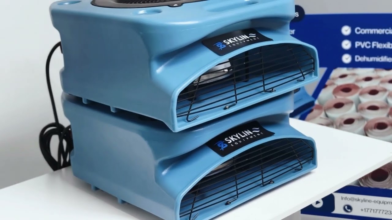 How to improve your water damage restoration business ?  | Skyline Low profile air mover - FT1005